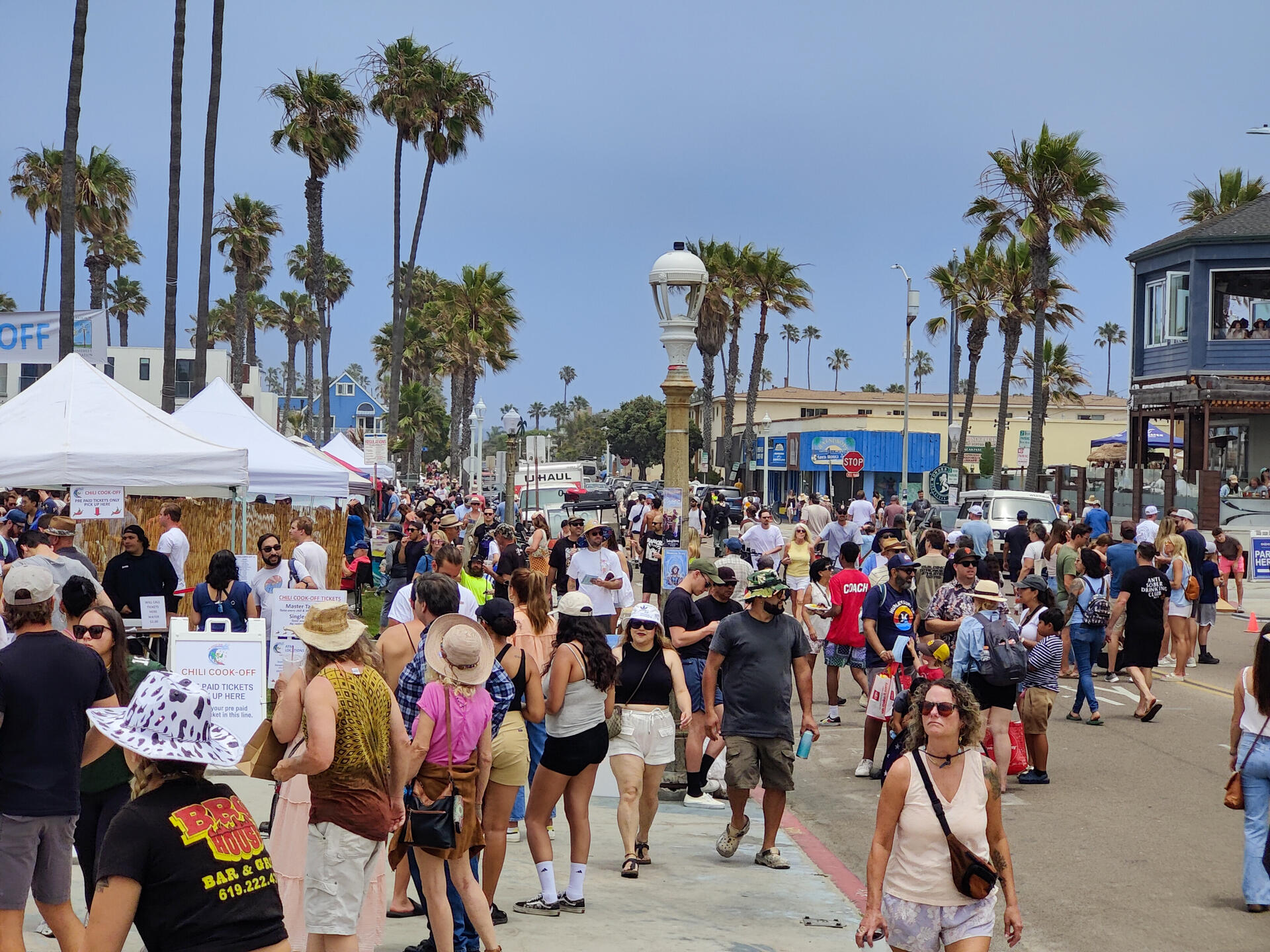 Photo of: 2024 Ocean Beach Street Fair and Chili Cook-Off - 92017 Stage and Vendors