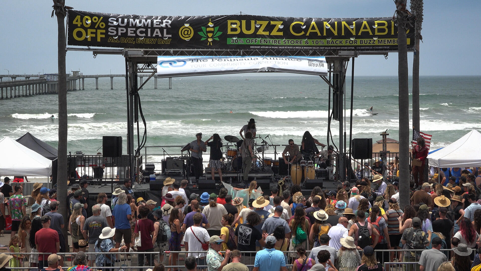 Photo of: 2024 Ocean Beach Street Fair and Chili Cook-Off - Main Stage and Ocean Beer Garden