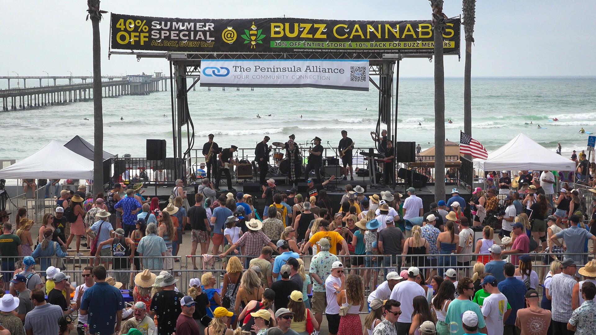 Photo of: 2024 Ocean Beach Street Fair and Chili Cook-Off - Main Stage and Ocean Beer Garden