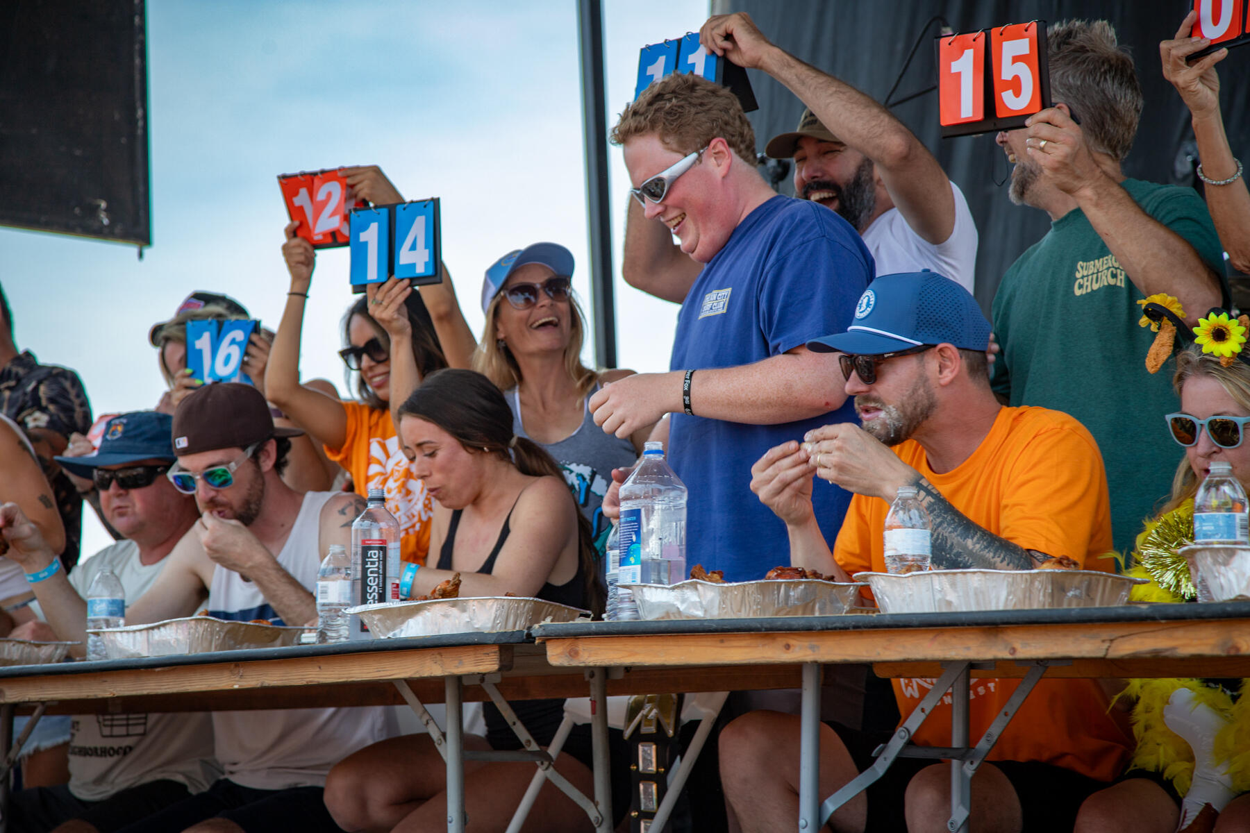 Photo of: 2025 Dirty Birds Wing Eating Competition