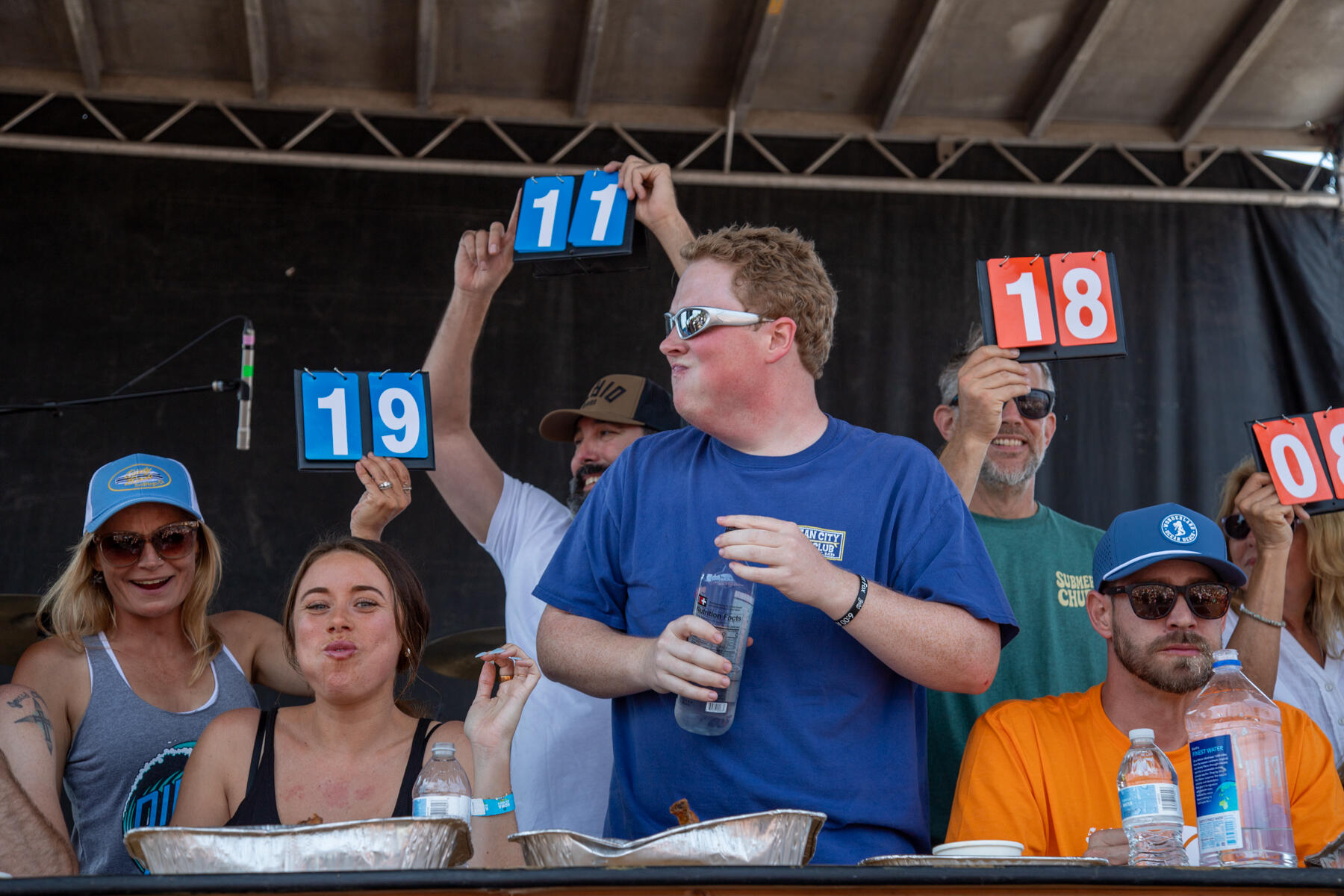 Photo of: 2025 OB Dirty Birds Wing Eating Competition
