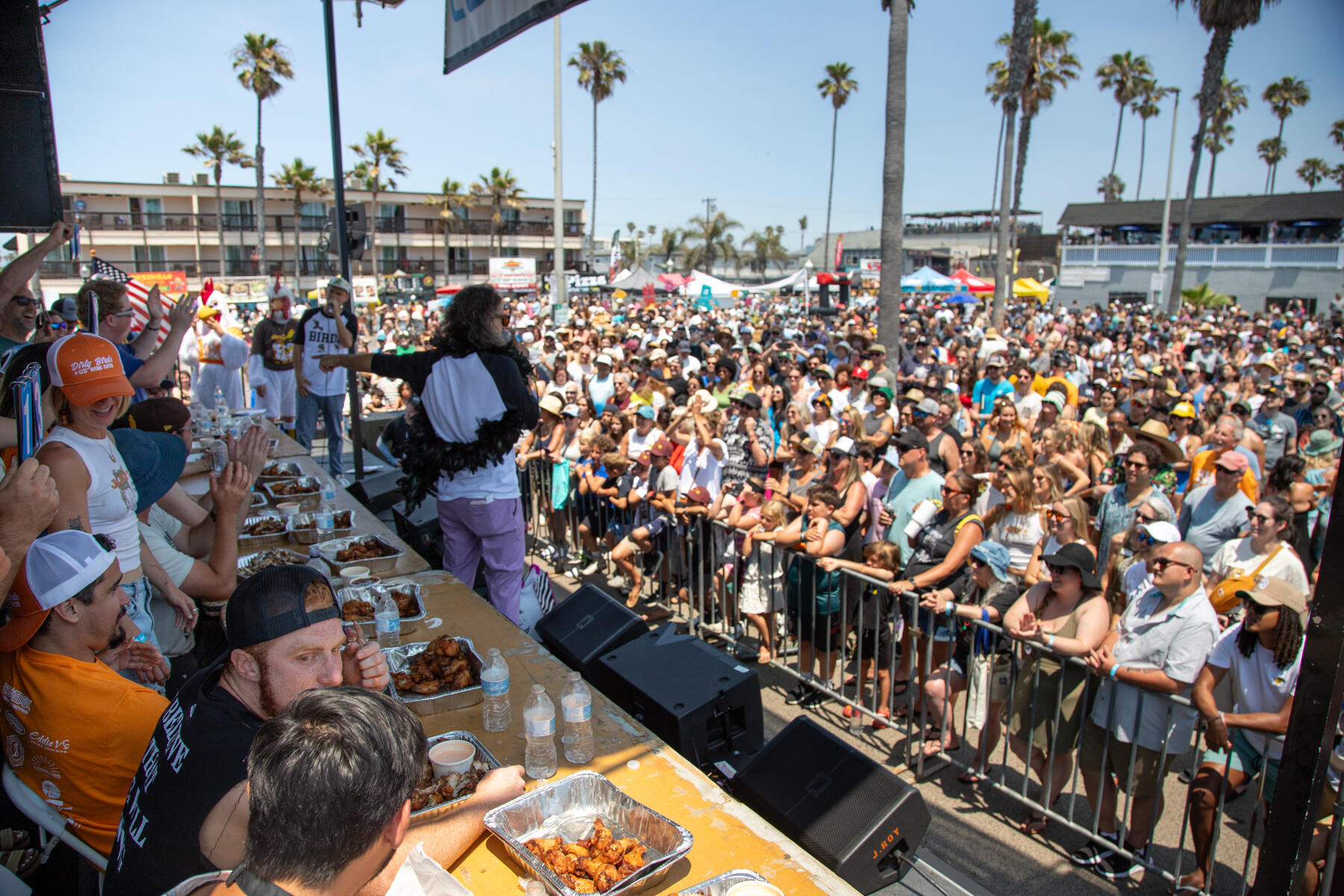 Photo of: 2025 OB Dirty Birds Wing Eating Competition