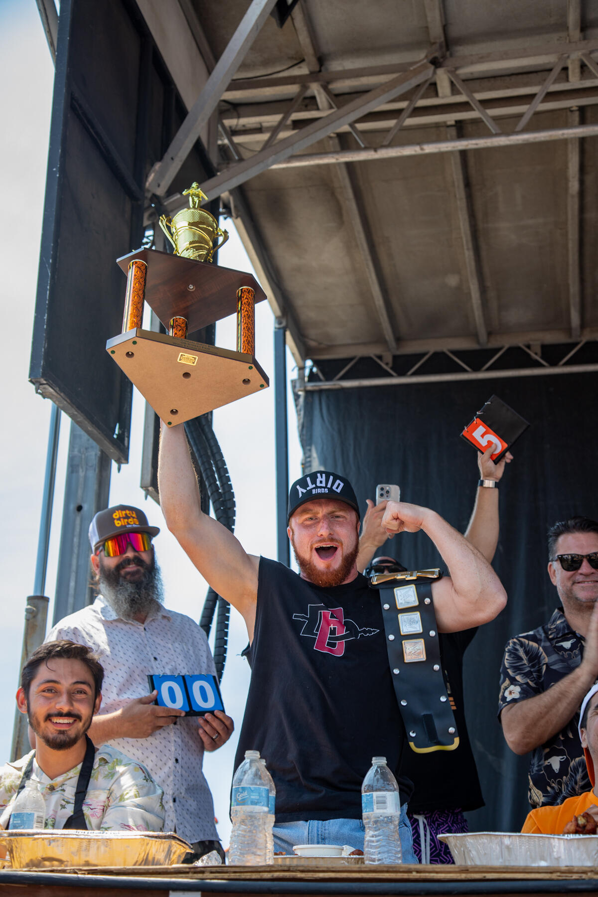 Photo of: 2025 OB Dirty Birds Wing Eating Competition