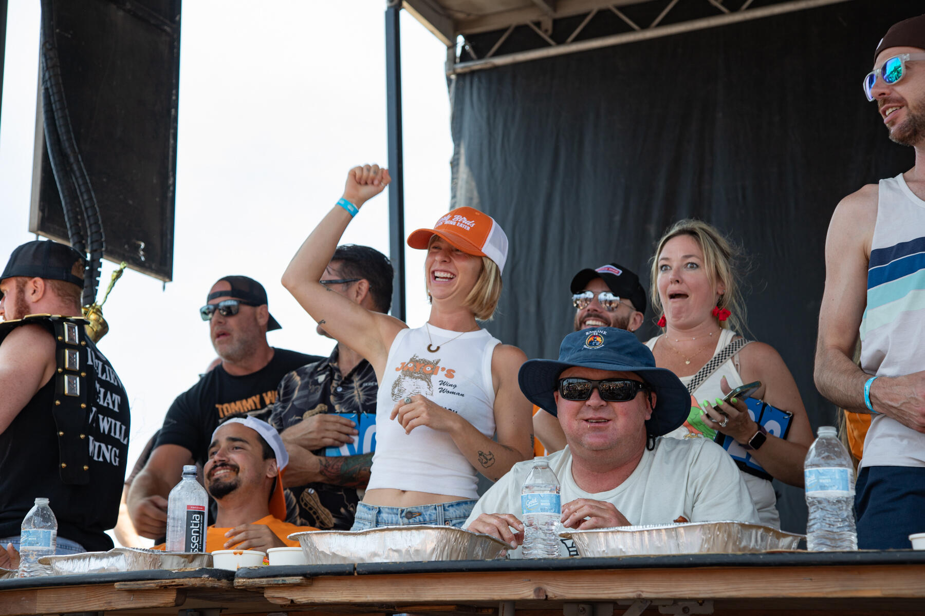 Photo of: 2025 OB Dirty Birds Wing Eating Competition