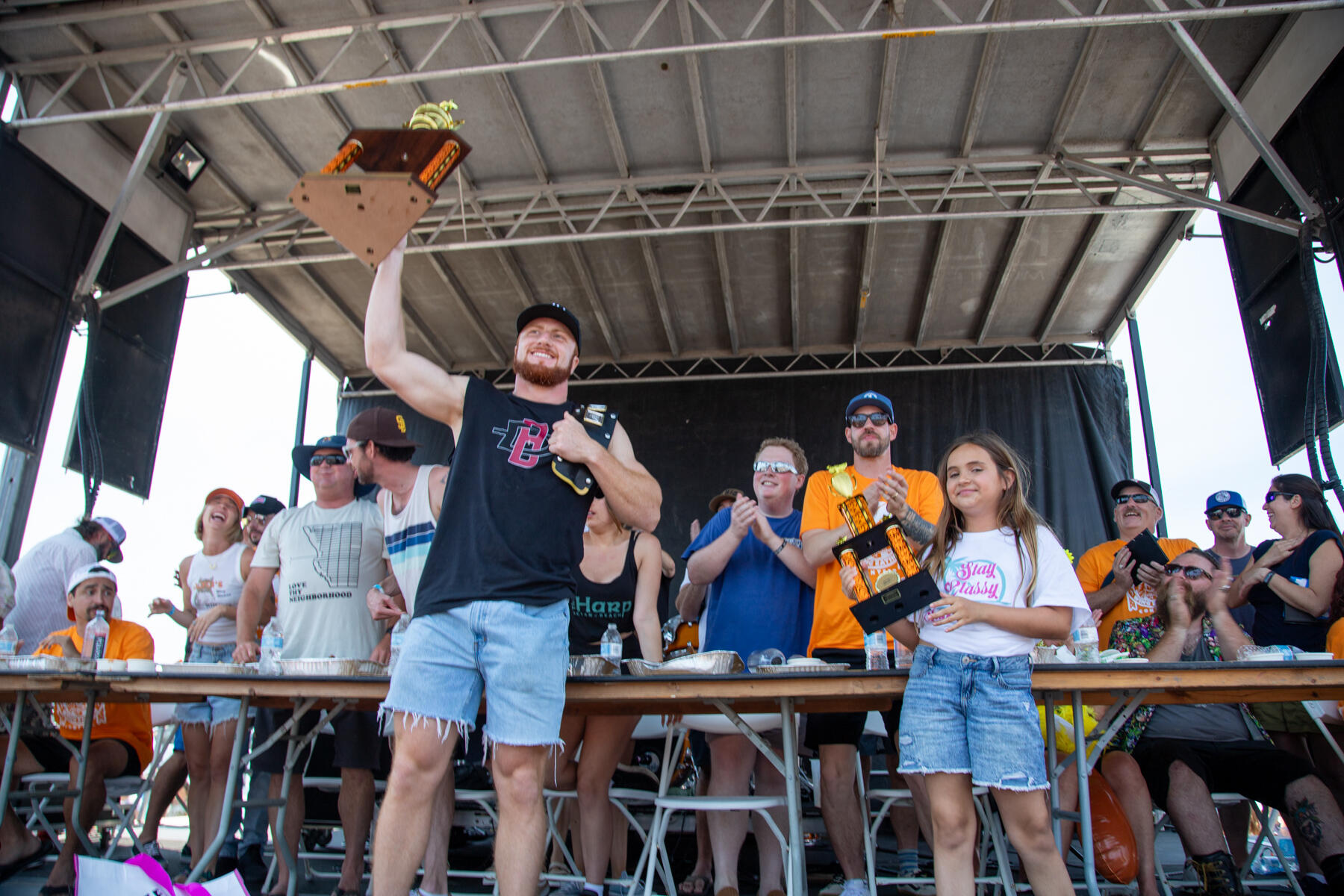 Photo of: 2025 OB Dirty Birds Wing Eating Competition