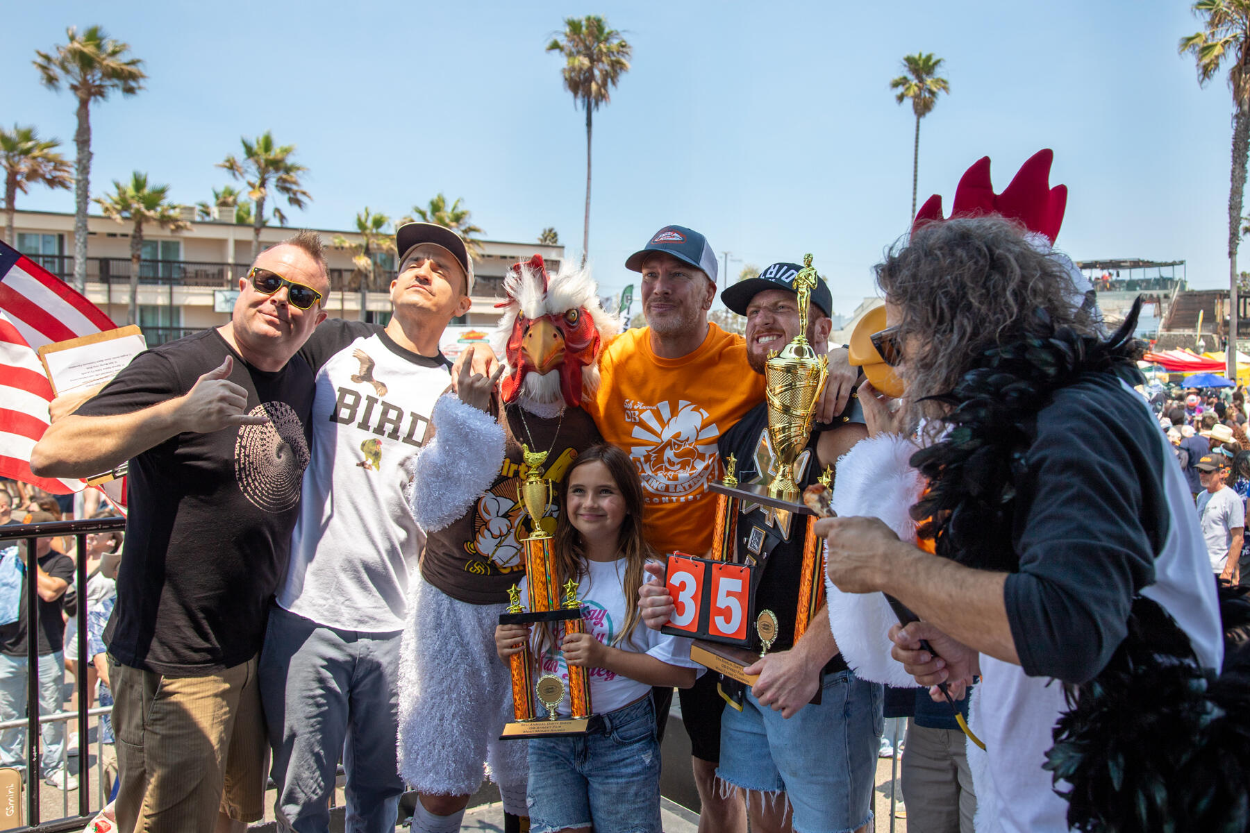 Photo of: 2025 OB Dirty Birds Wing Eating Competition
