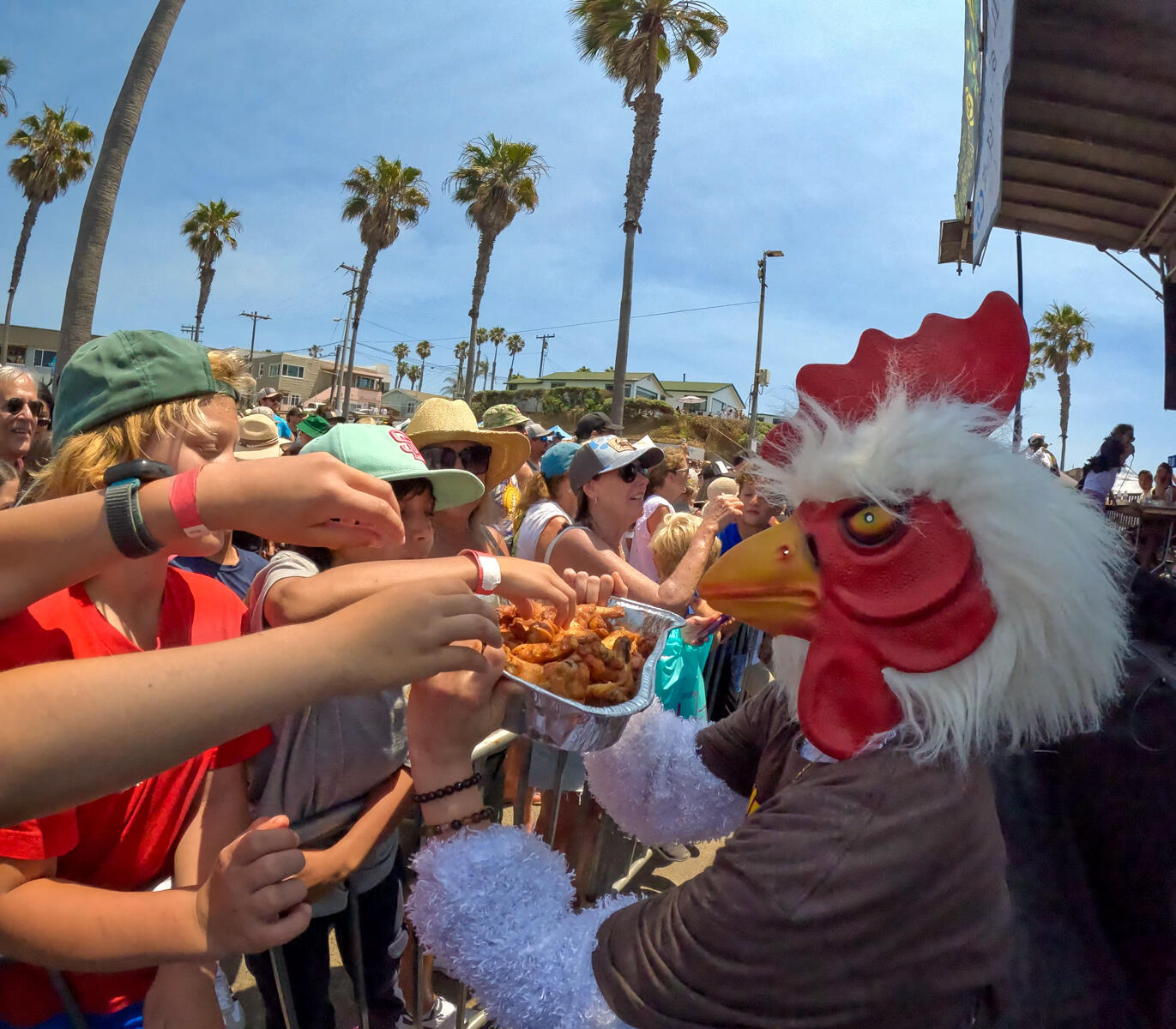 Photo of: 2025 OB Dirty Birds Wing Eating Competition