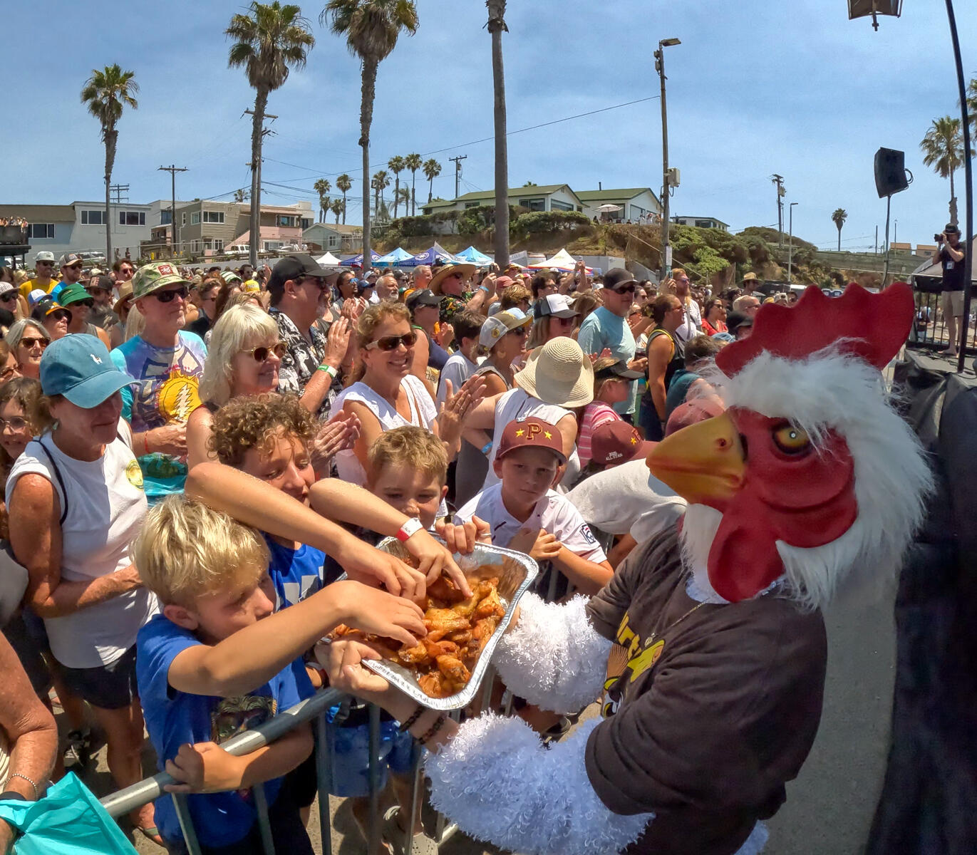 Photo of: 2025 OB Dirty Birds Wing Eating Competition