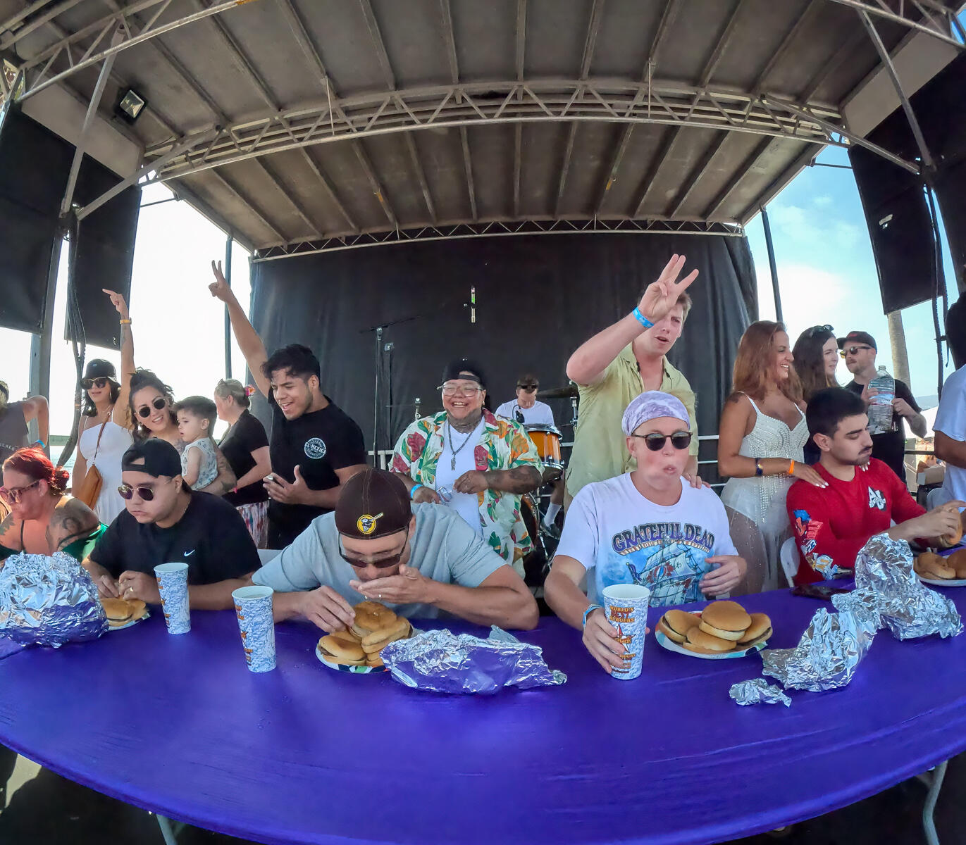 Photo of: 2025 Hodads Burger Eating Competition