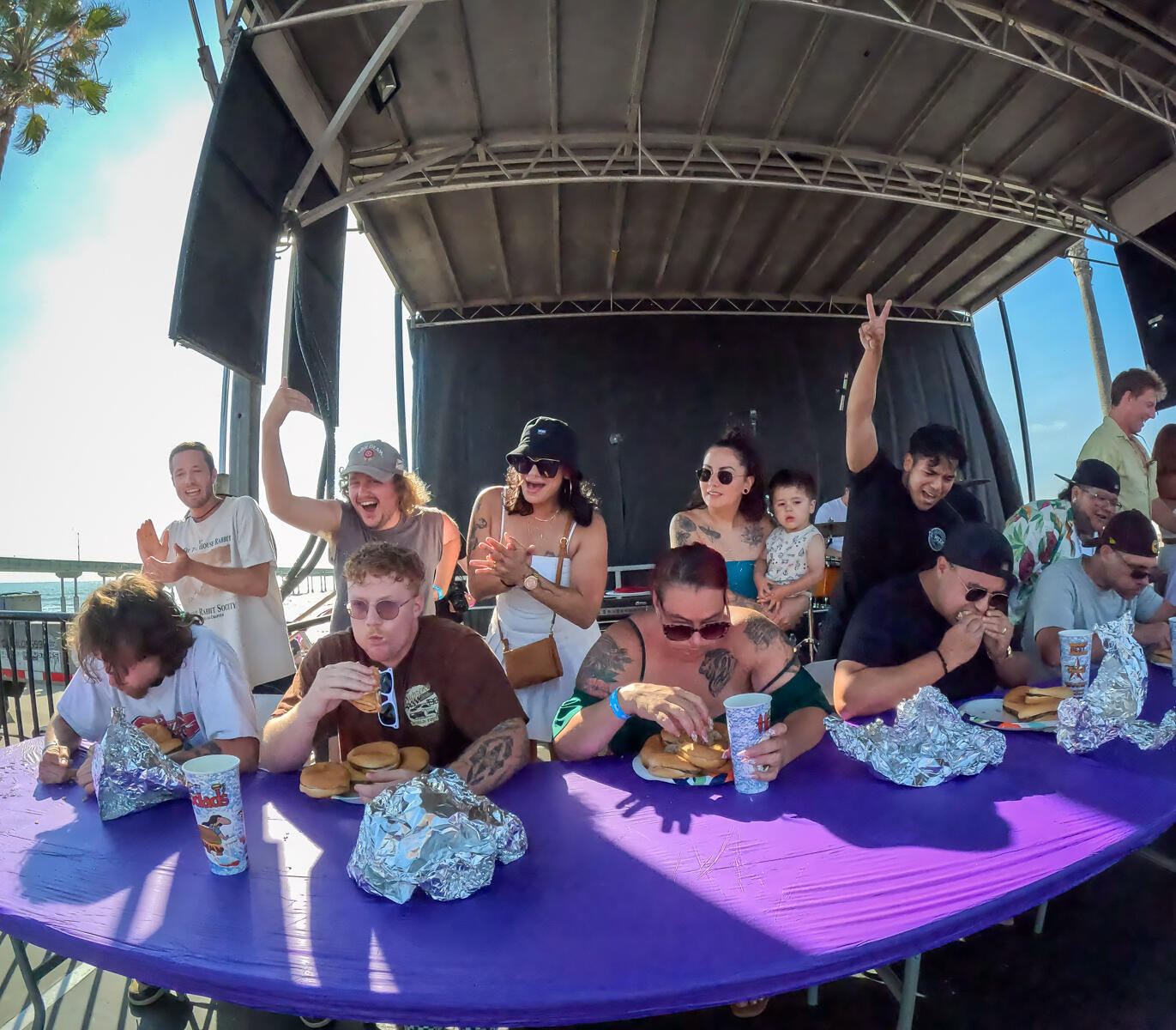 Photo of: 2025 Hodads Burger Eating Competition