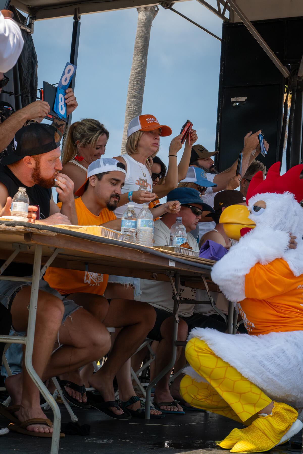 Photo of: 2025 OB Dirty Birds Wing Eating Competition
