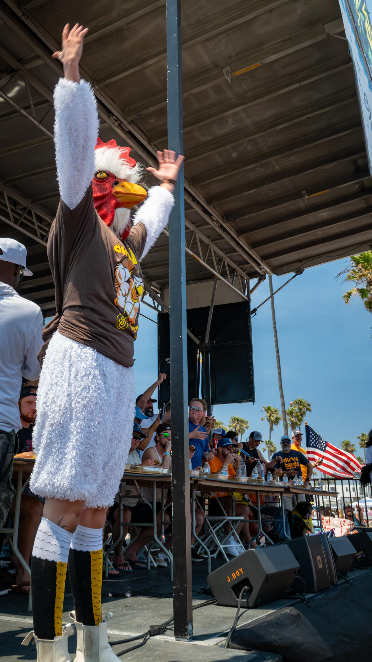 Photo of: 2025 OB Dirty Birds Wing Eating Competition