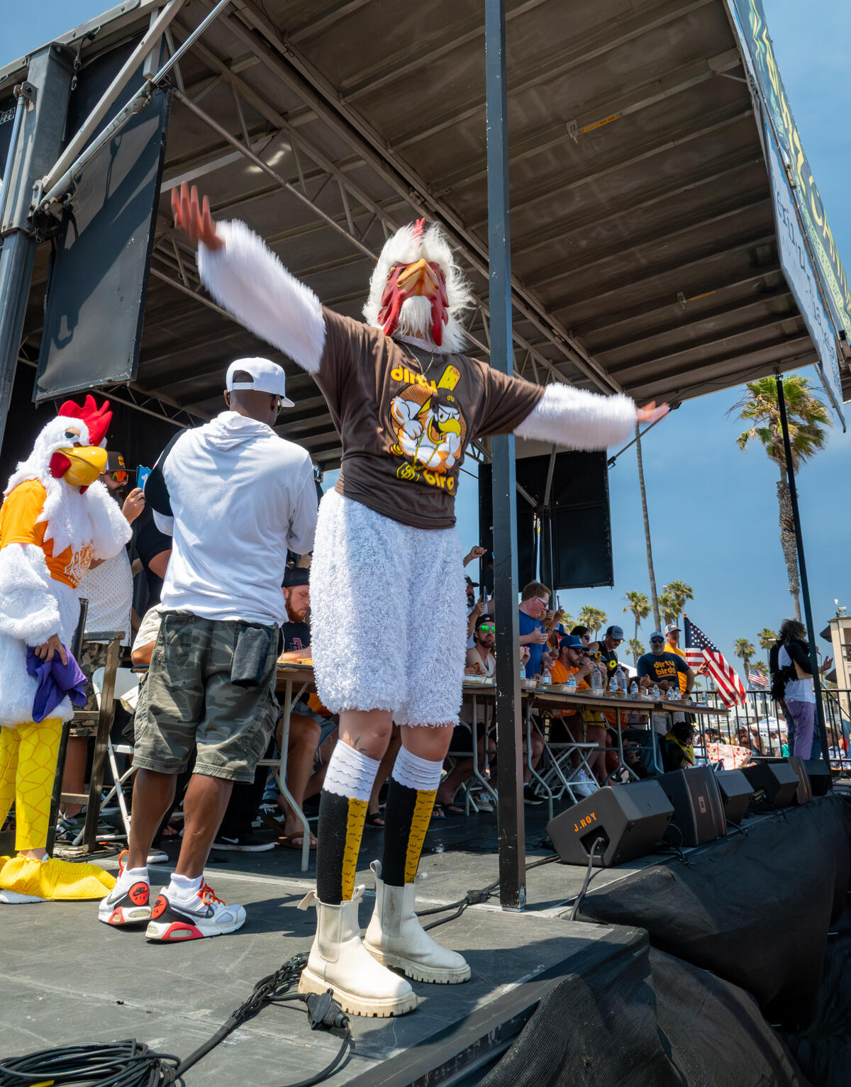 Photo of: 2025 OB Dirty Birds Wing Eating Competition