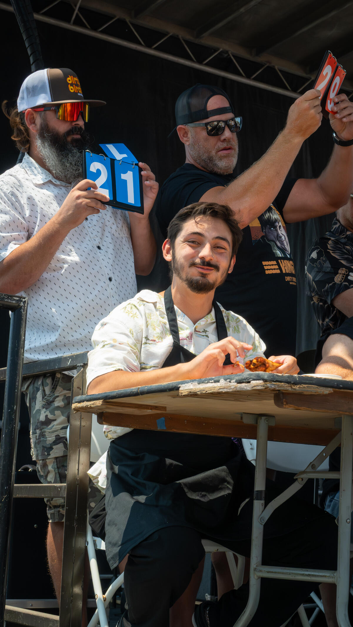 Photo of: 2025 OB Dirty Birds Wing Eating Competition