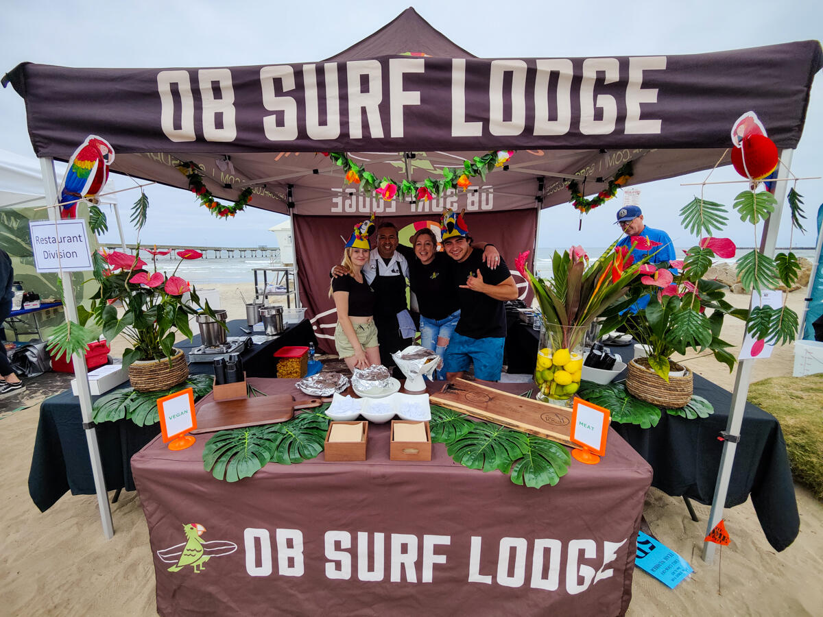 Photo of: 2023 OB Chili Cook-Off Booths & Winners - RESTAURANT DIVISION - JUDGE’S CHOICE - 1st Place – OB Surf Lodge