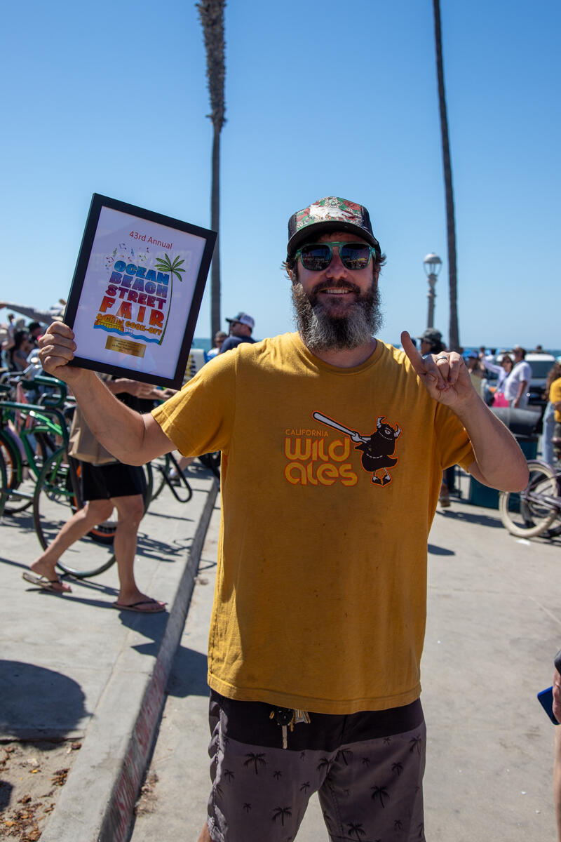 Photo of: 2023 OB Chili Cook-Off Booths & Winners - AMATEUR DIVISION - PEOPLE’S CHOICE - California Wild Ales