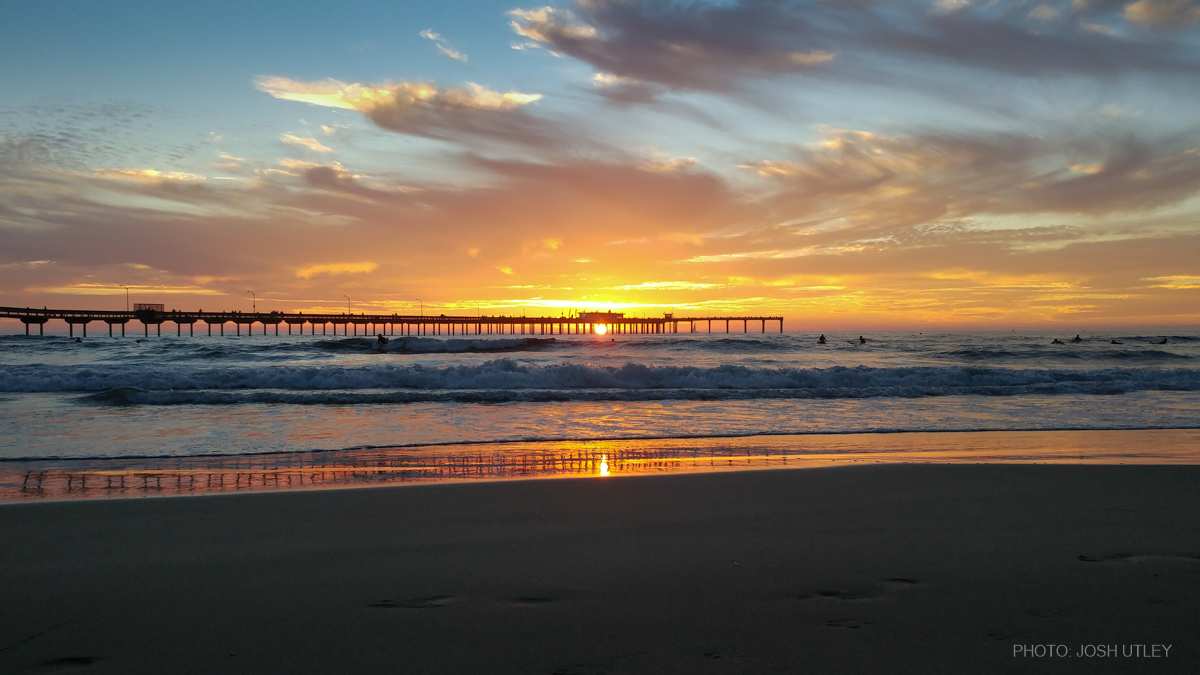 Photo of: Ocean Beach Pier Summer Sunset