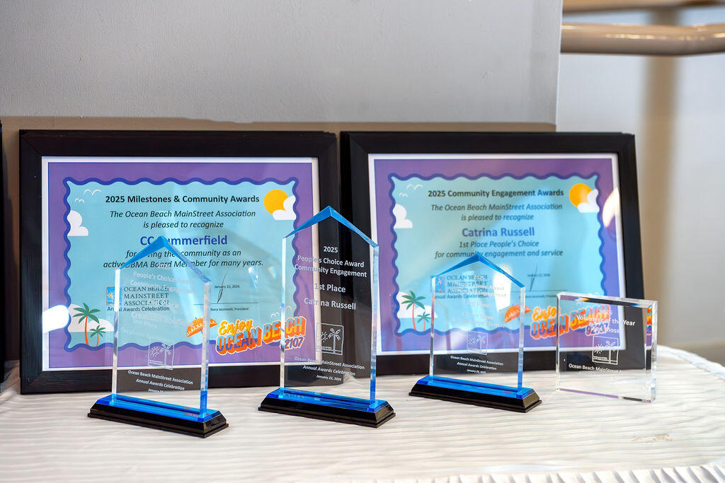 Ocean Beach MainStreet Association Celebrates Community at 2025 Annual Awards in Ocean Beach San Diego Photo of: Ocean Beach MainStreet Association Celebrates Community at 2025 Annual Awards