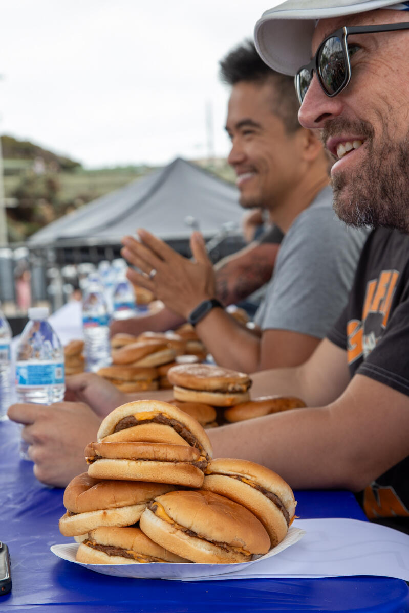 2026 Hodads Burger Eating Competition in Ocean Beach San Diego Photo of: 2026 Hodads Burger Eating Competition