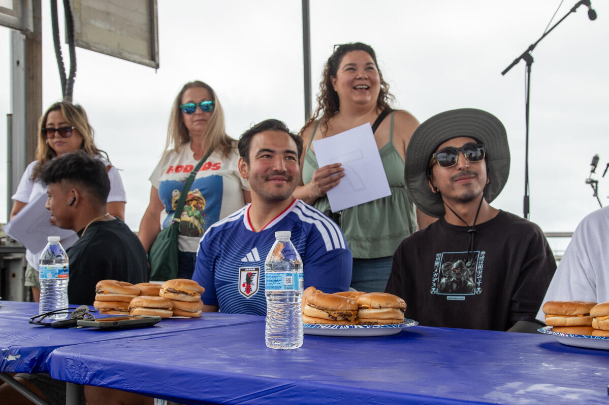 2026 Hodads Burger Eating Competition in Ocean Beach San Diego Photo of: 2026 Hodads Burger Eating Competition