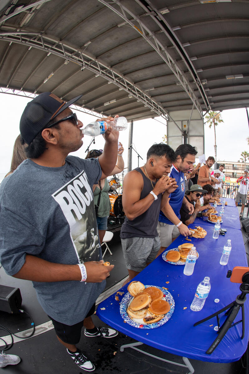 2026 Hodads Burger Eating Competition in Ocean Beach San Diego Photo of: 2026 Hodads Burger Eating Competition