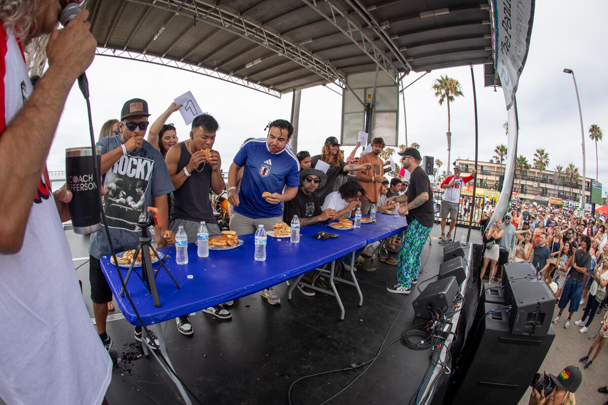 2026 Hodads Burger Eating Competition in Ocean Beach San Diego Photo of: 2026 Hodads Burger Eating Competition