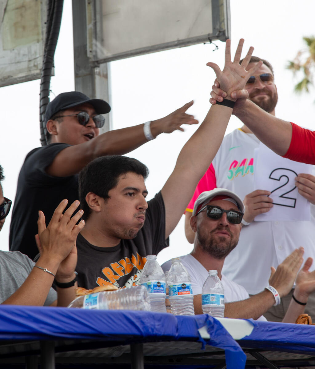 2026 Hodads Burger Eating Competition in Ocean Beach San Diego Photo of: 2026 Hodads Burger Eating Competition