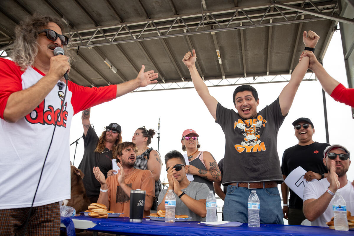 2026 Hodads Burger Eating Competition in Ocean Beach San Diego Photo of: 2026 Hodads Burger Eating Competition