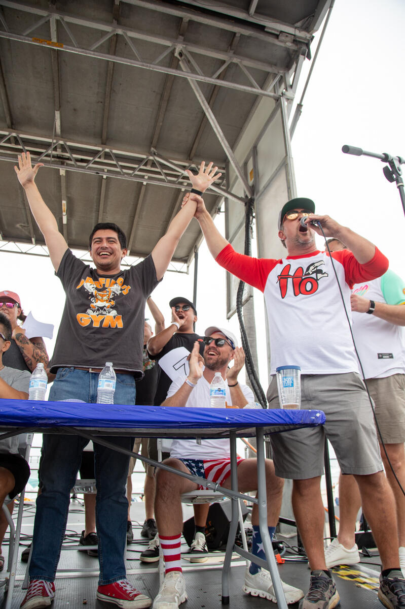 2026 Hodads Burger Eating Competition in Ocean Beach San Diego Photo of: 2026 Hodads Burger Eating Competition