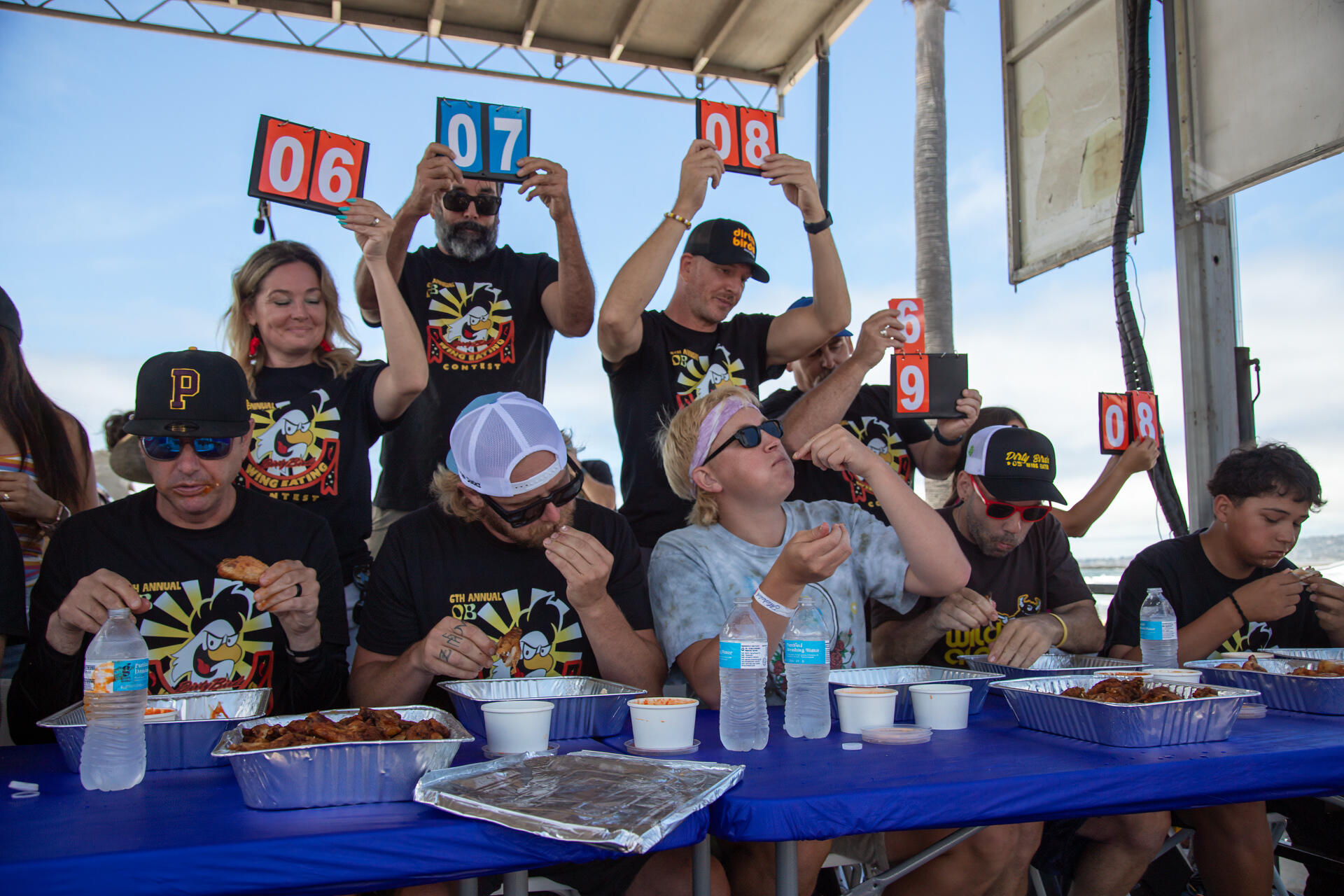 2026 OB Dirty Birds Wing Eating Competition in Ocean Beach San Diego Photo of: 2026 OB Dirty Birds Wing Eating Competition