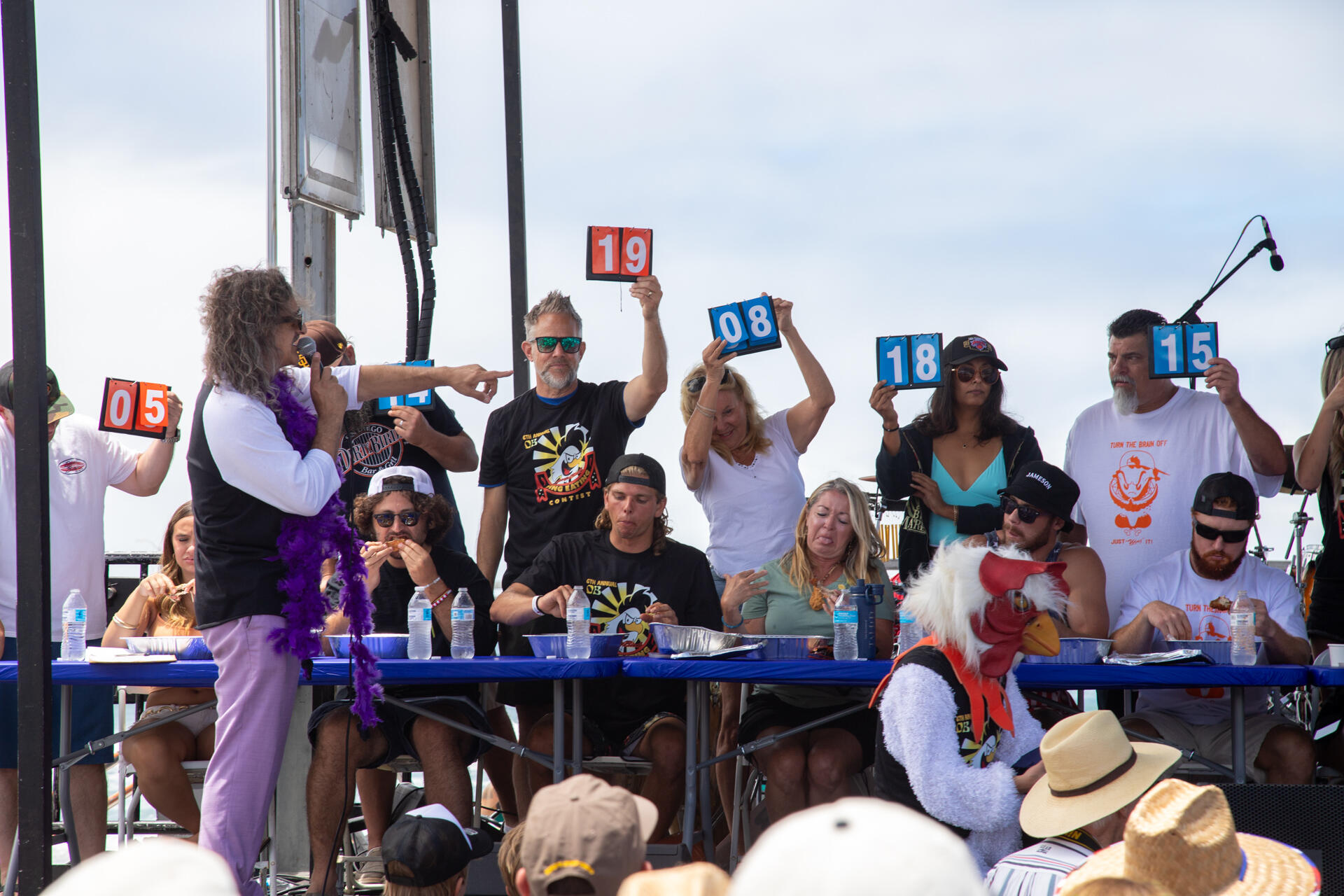 2026 OB Dirty Birds Wing Eating Competition in Ocean Beach San Diego Photo of: 2026 OB Dirty Birds Wing Eating Competition