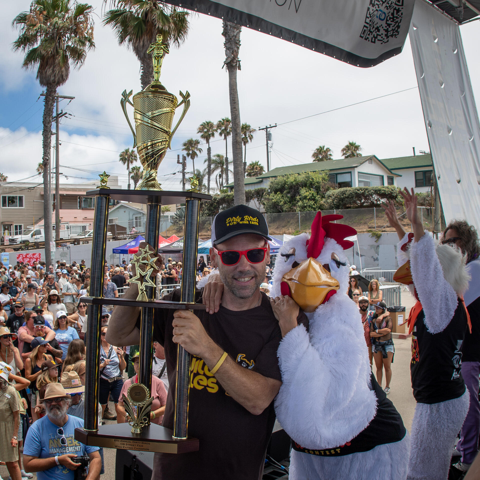 2026 OB Dirty Birds Wing Eating Competition in Ocean Beach San Diego Photo of: 2026 OB Dirty Birds Wing Eating Competition