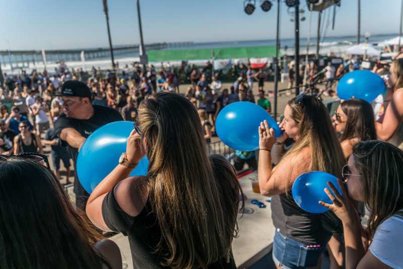 Oktoberfest in Ocean Beach San Diego Contests and Beer Garden in Pier Parkinglot
