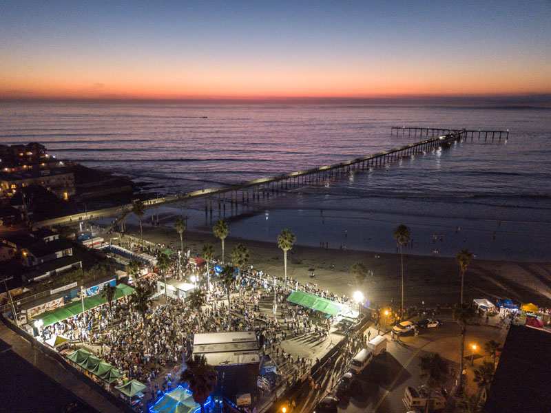 Oktoberfest in Ocean Beach San Diego Music and Beer Garden in Pier Parkinglot