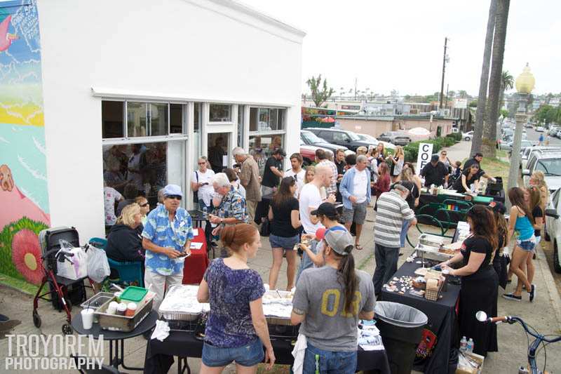 Photo of: OB Pier 50th Anniversary Art Show Reception at Teeter