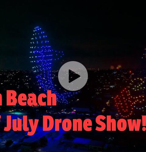 Ocean Beach 4th of July Drone Show!