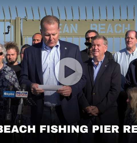 Ocean Beach Fishing Pier Reopens