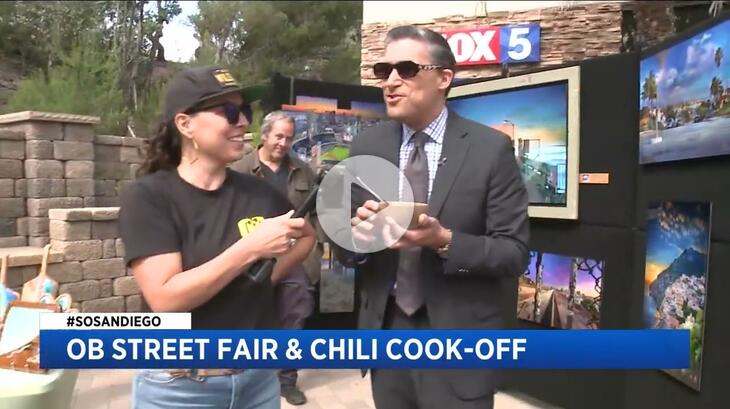 KSWB AM Segment OB Street Fair & Chili Cook-Off
