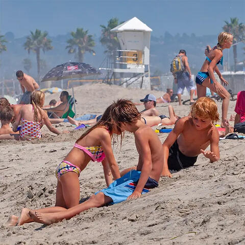 Click to view Softest Beach Sand in San Diego page