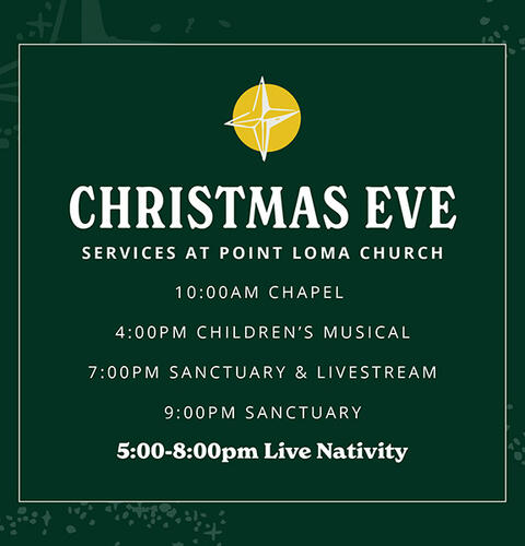 Ocean Beach News Article: Crhistmas Eve Services at Point Loma Church