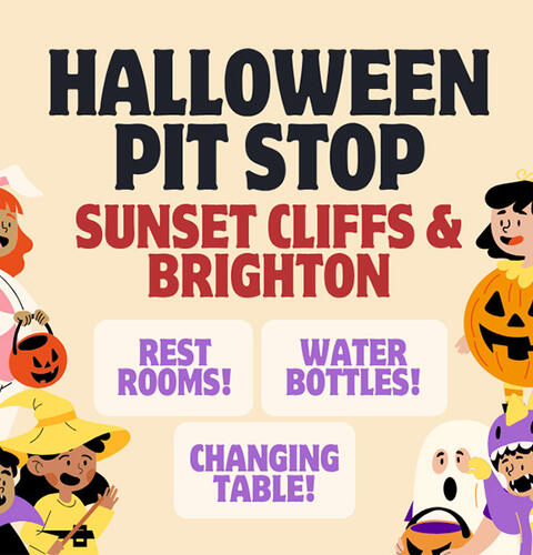 Ocean Beach News Article: Halloween Pit Stop at Sunset Cliffs & Brighton