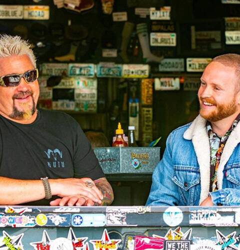 Ocean Beach News Article: Hodad's featured in Diners, Drive-Ins and Dives with Guy Fieri