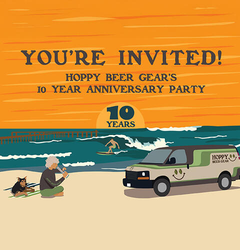 Ocean Beach News Article: Hoppy Beer Gear 10 YR Anniversary Party