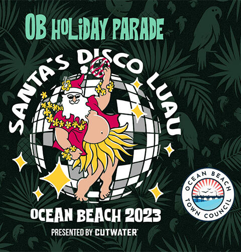 Ocean Beach News Article: Watch the OB Holiday Parade Live! at sunset on December 2nd, 2023