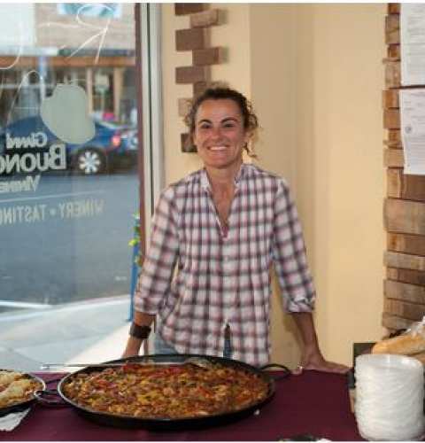 Ocean Beach News Article: Paella Happy Hour at Gianni Buonomo Vintners