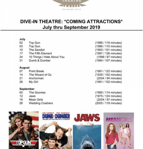 Ocean Beach News Article: Summer Dive-In Movies at the Pearl