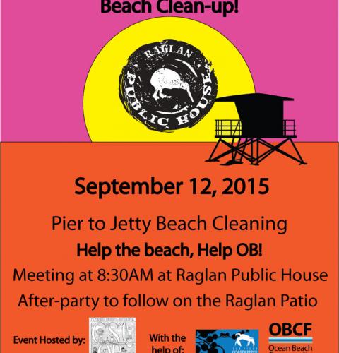 OB 3rd Annual End of Summer Beach Clean-Up with Raglan Public House