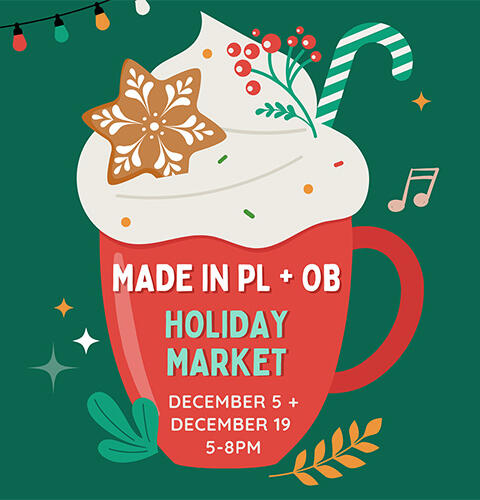 Ocean Beach News Article: Made in PL + OB Holiday Market