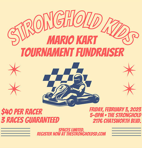 Ocean Beach News Article: Mario Kart Fans Unite! Stronghold Kids Mario Kart Tournament Fundraiser