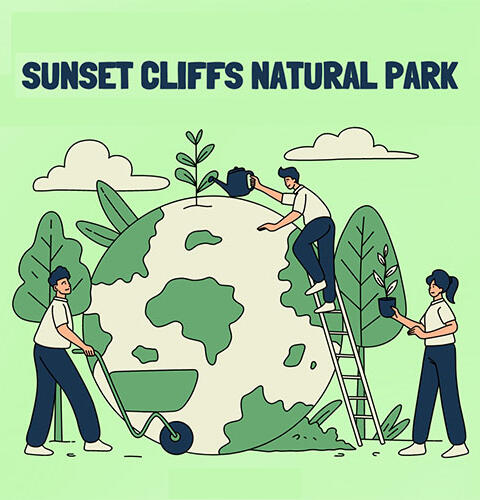 Ocean Beach News Article: Earth Day Work Party - Hosted by Friends of Sunset Cliffs